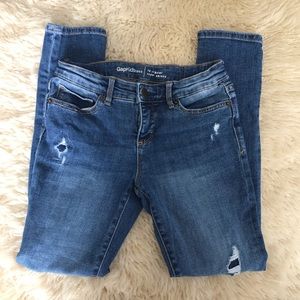GapKids Super Skinny Jeans, sz 10 reg, distressed